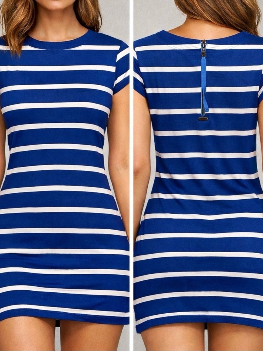 Hatley Blue and White Striped Dress
